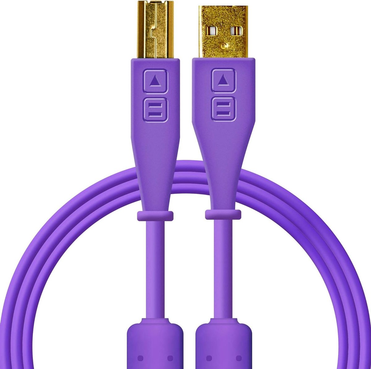 DJ USB Kabel - DJ Kabel - Muziekapparatuur Verbinden - Duurzaam Ontwerp - 15 meter - Paars