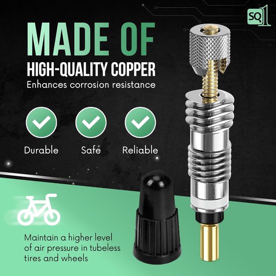 Presta Ventielkern Kit - Ventielkern Vervanging - Fietsbanden Onderhoud - Universeel Compatibel - 21 stuks - Aluminium van Merkloos — afbeelding 5