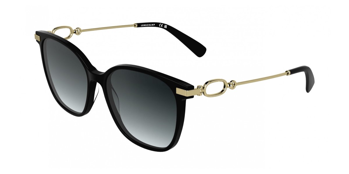 Longchamp LO805S Black 55/16/140 WOMAN Zonnebrillen