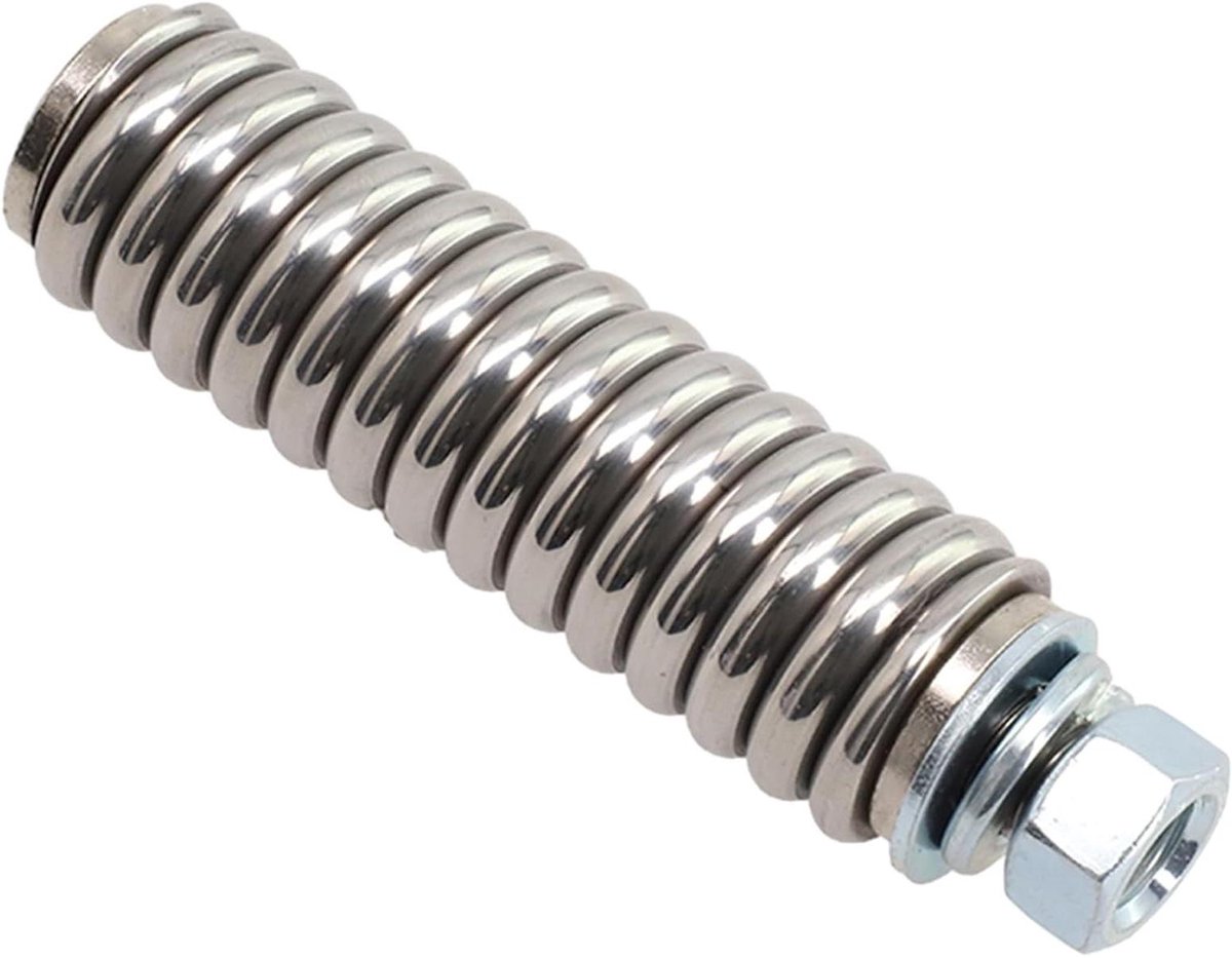 Antenne Veer - Auto Antenne - Schokken Opvangen - Roestvrij staal - 3/8" x 24 - Zilver