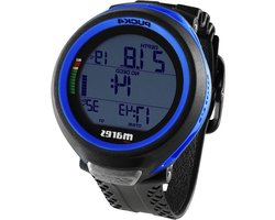 Duikcomputer - Polscomputer - Duiken Plannen - ZH-L16C Algoritme - 16.64 cm - Zwart Blauw