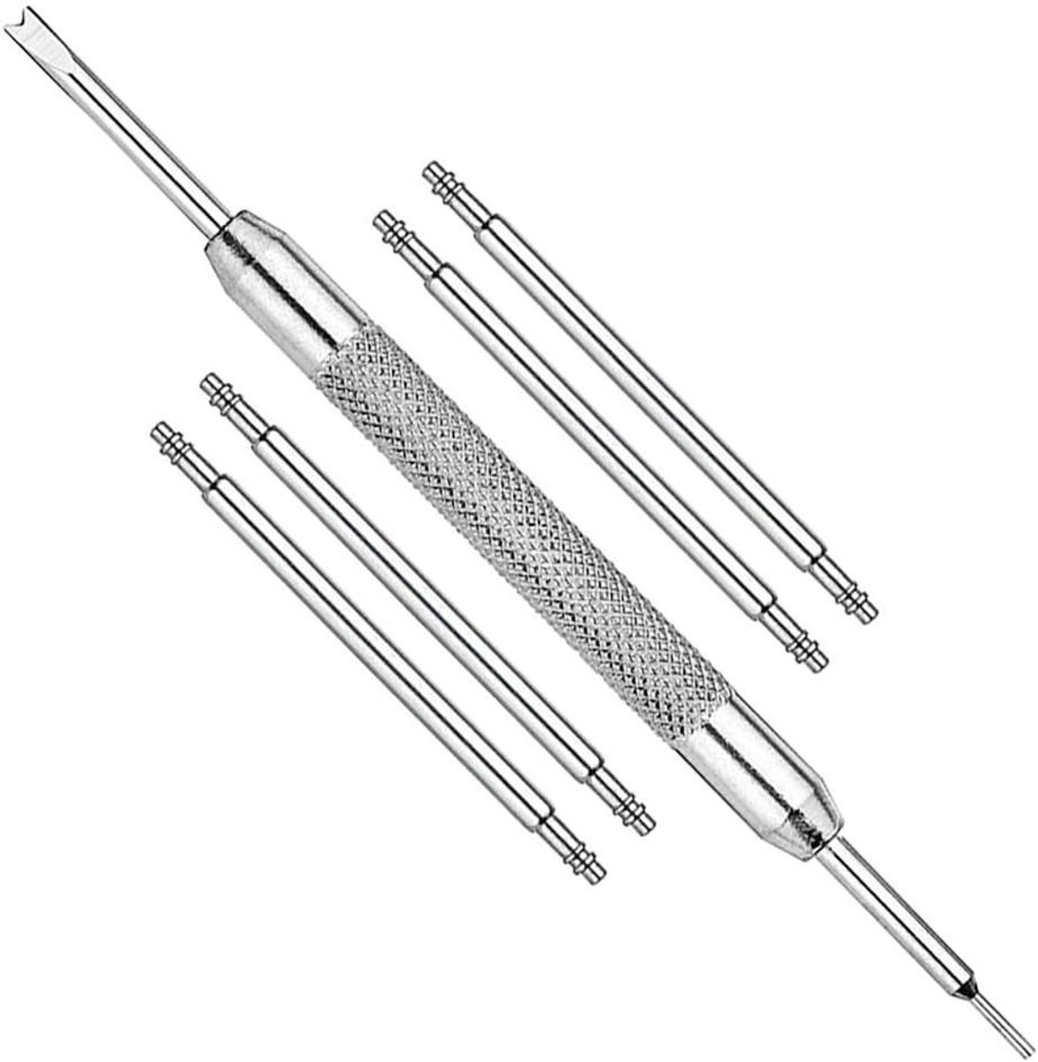 Horlogeband Pinnen - Veer Pinnen - Horlogeband Reparatie - Dubbele Schouder Grip - 18-25mm - Zilver