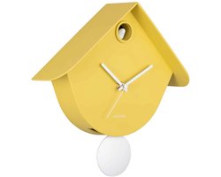 Top 10 moderne en retro wandklokken 2026: Karlsson Cool Retro Cuckoo wandklok goudgeel