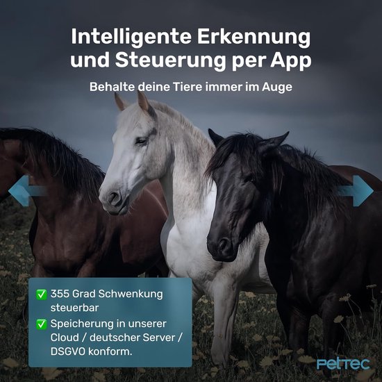 Buiten Beveiligingscamera - 4G Camera Stal - Paarden Weide Bewaken - Geen Wifi Nodig - 3MP Groothoek 120° - Zwart — afbeelding 2
