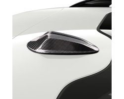 Auto Antenne Dak - Haaienvin Antenne - Auto Exterieur - Koolstofvezel Design - 22.5 cm - Zwart
