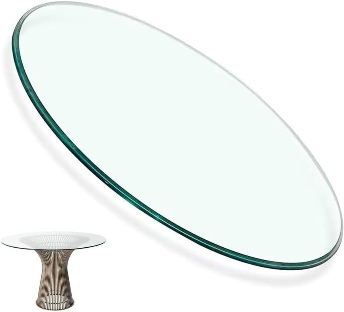 Glazen Tafelblad - Tafel Top - Tafel Beschermen - Gehard Veiligheidsglas - 40 cm - Helder