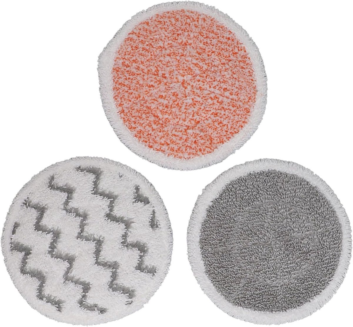 6 Stuks Vervangende Mop Pads voor Stoomreiniger - Geschikt voor S7000, S7001, T2, T21 en U6002 - Ideaal voor Grond- en Vloerreiniging
