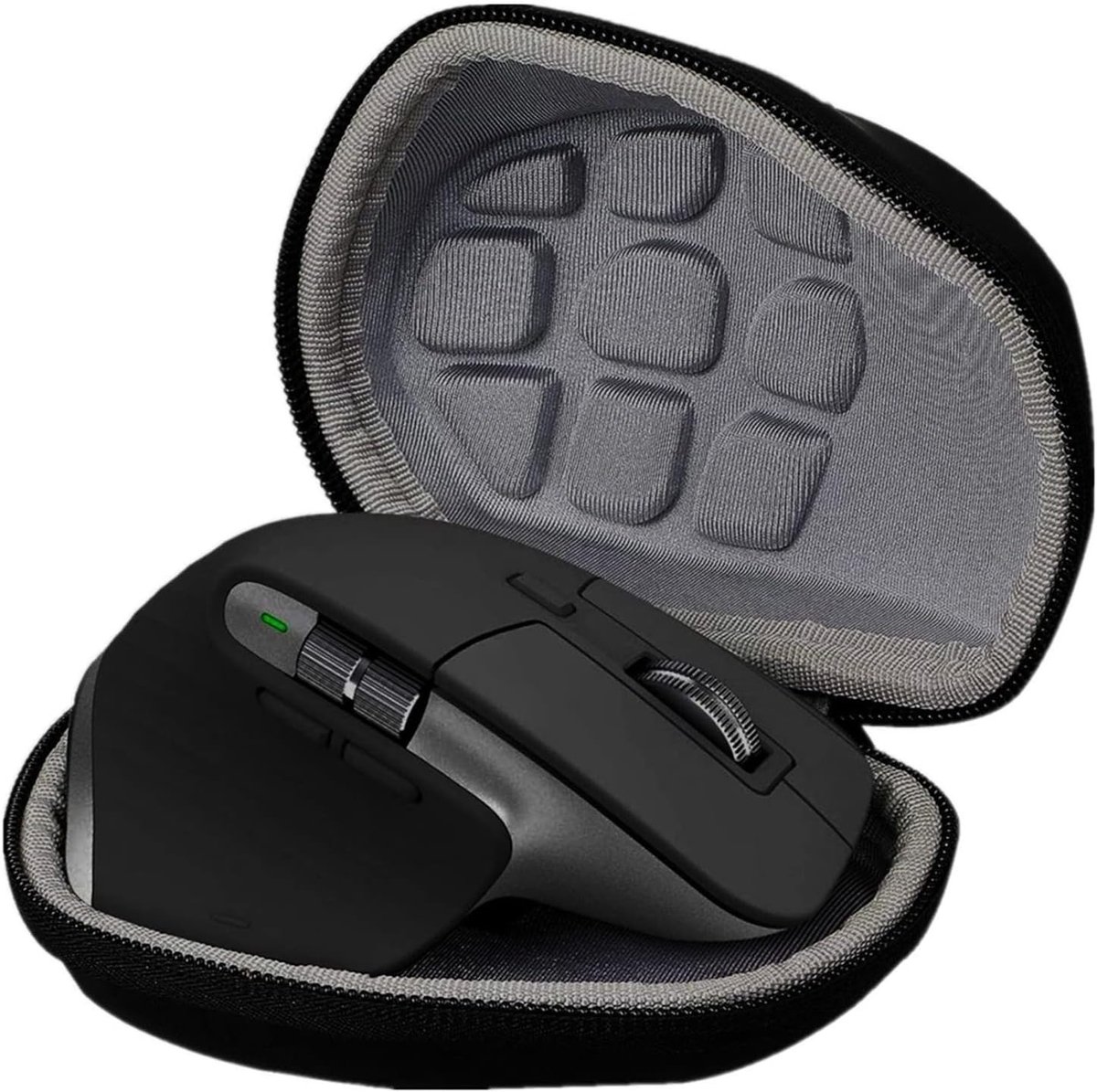 Draagbare en Waterdichte Opbergtas voor Muis, Schokbestendige Hard Case met Handvat voor Muisaccessoires en Vervangende Muizen
