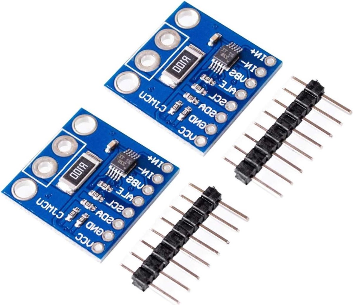 Stroom Monitor Sensor - Spanning Sensor Module - Energie Verbruik Meten - I2C Interface - 2 stuks - Onbekend