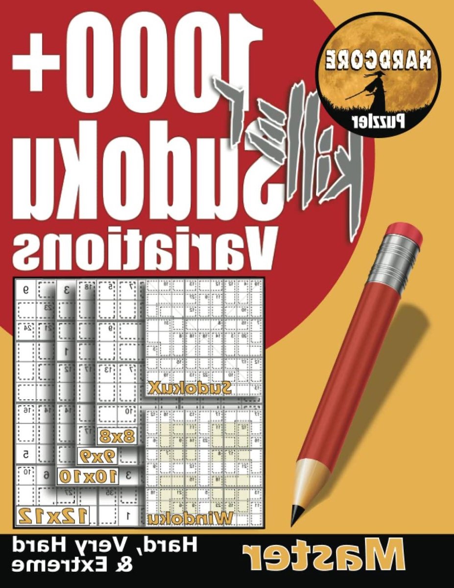 Killer Sudoku Varianten - Logische Puzzels - Hersenen Trainen - Meer Dan 1000 Puzzels - 193 Pagina's - Niet Van Toepassing