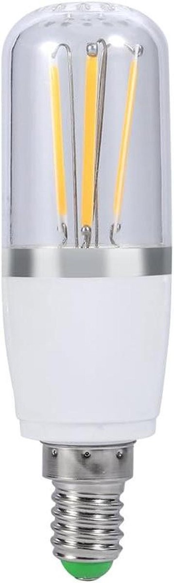 Led Gloeidraadlamp - Vintage Lamp - Energiebesparing Thuis - Transparant PC Materiaal - 10.5 x 3 cm - Warm Wit