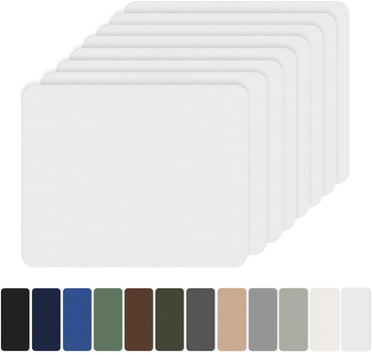 Waterdichte Zelfklevende Nylon Patches, 20x15cm - 8 Stuks voor Tent, Slaapzak en Kleding Reparatie