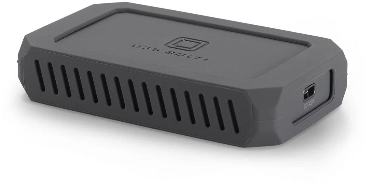 Oyen Digital U35 Bolt+™ USB4 (80Gbps) Rugged SSD tot 6000MB/s - 4TB