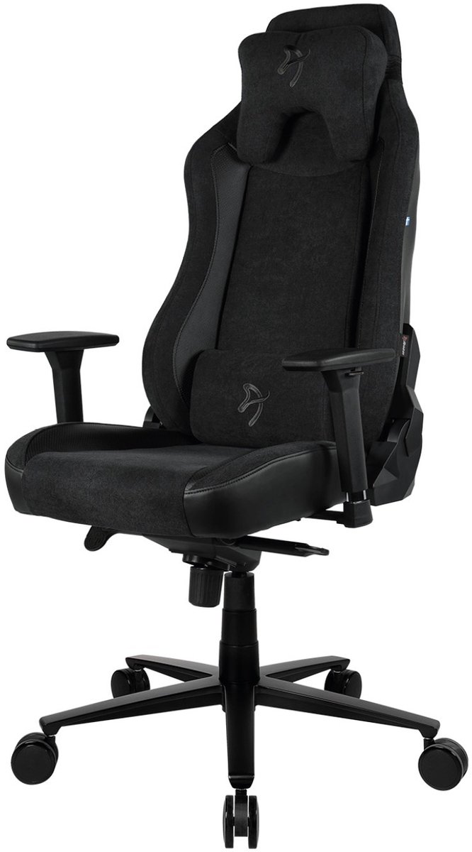 Arozzi Vernazza Vento™ Gamingstoel - Stof - Kunstleer - Puur Zwart