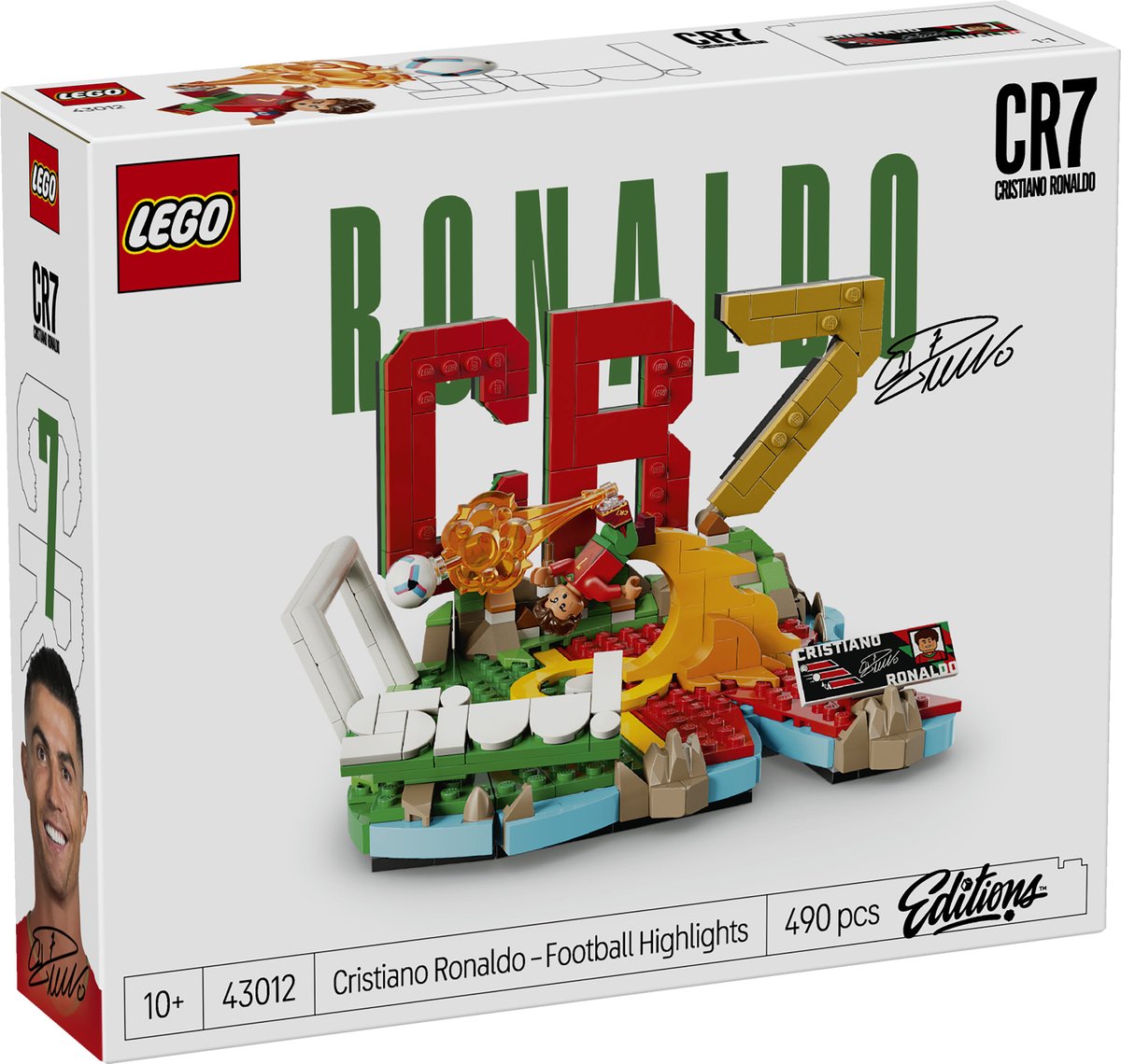 LEGO Editions - Cristiano Ronaldo - Voetbalhoogtepunten CR 7 Voetbal Bouwpakket voor Kinderen - 43012 – foto 8