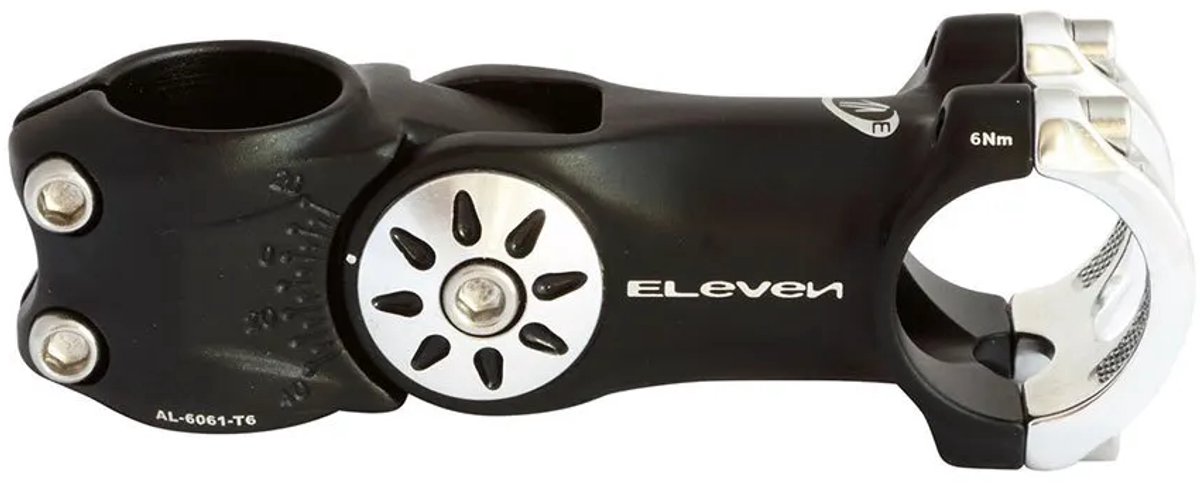 Eleven A-h 1-1/8´ Regulable Fiets Stuurpen Zilver 110 mm / -20º/+40º