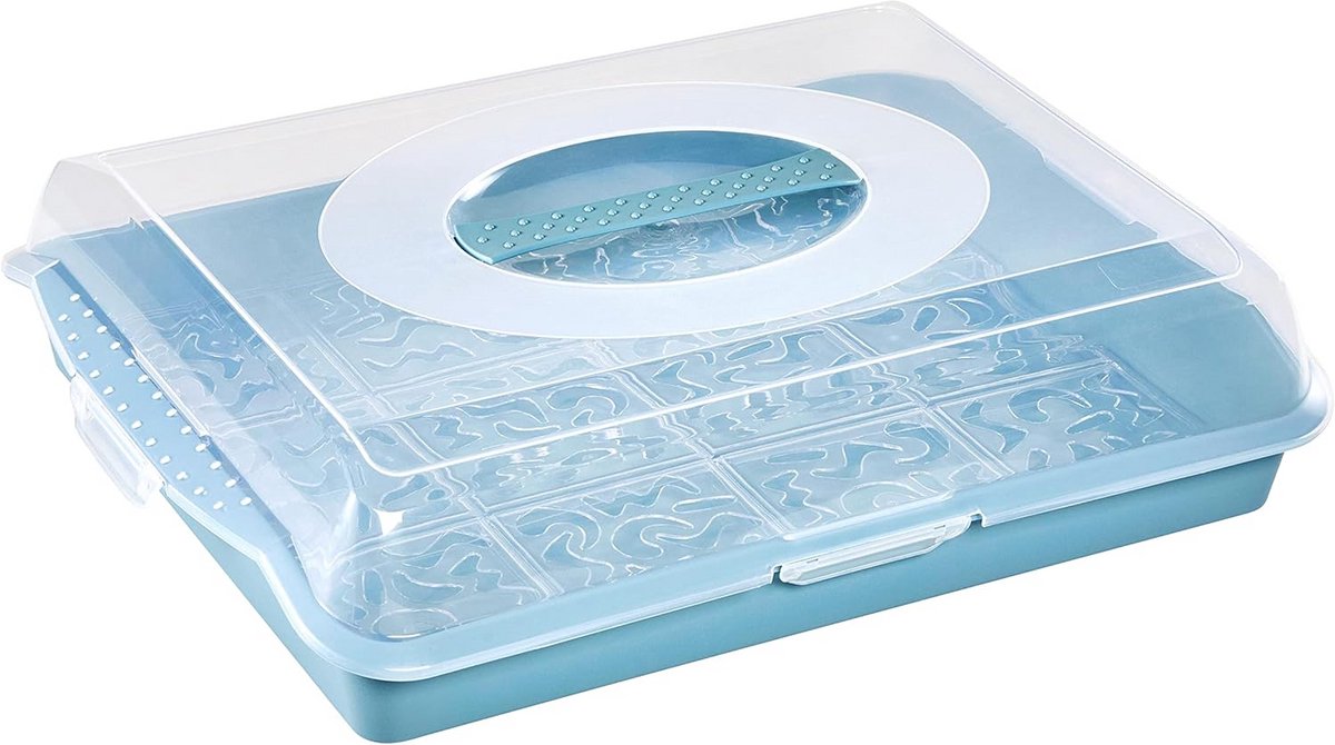 Taartdoos en Snackhouder met Handvat - BPA-vrij en Afwasbaar