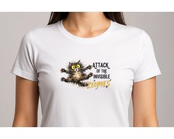 Attack of the invisible Zoomies - T Shirt - cute - kawaii - Gift - Cadeau - schattig - schattigdesign - liefdesign - pastelkunst - Funny