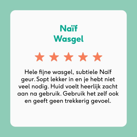 Naïf - Baby Shampoo & Baby Wasgel Voordeelset - Pompfles en Navulverpakking - Baby's & Kinderen - met Natuurlijke Ingrediënten - 4x500ml van Naïf — afbeelding 3