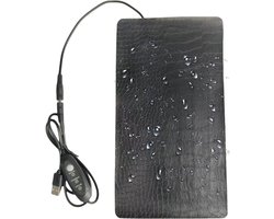 Verwarmingsmat Reptielen - Terrarium Warmte - Klimaatbeheersing Terrarium - 3 Temperatuur Niveaus - 22x15cm of 33x18cm - Zwart