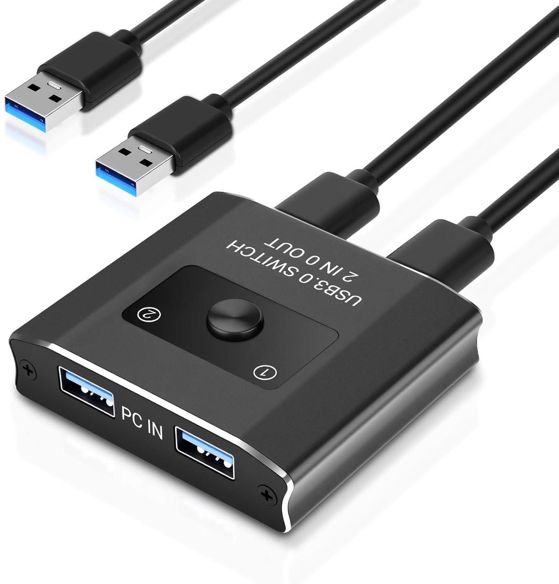 USB Switch - Apparaat Delen - Twee Computers - Eén Ingang Twee Uitgangen - 120 gram