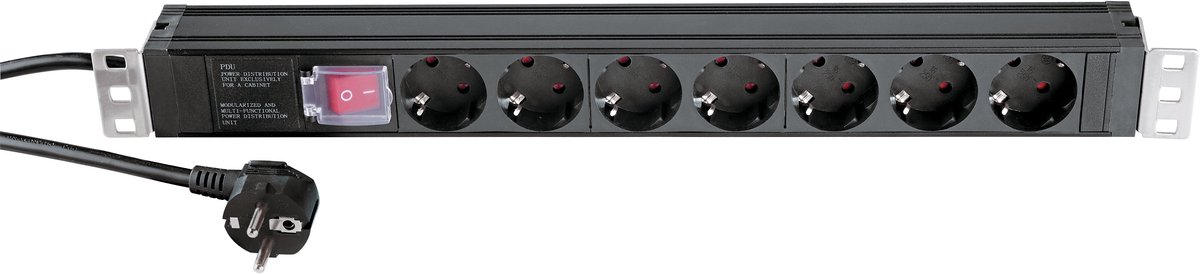 König & Meyer 28674 19" Tafelcontactdoos - Voedingskabel