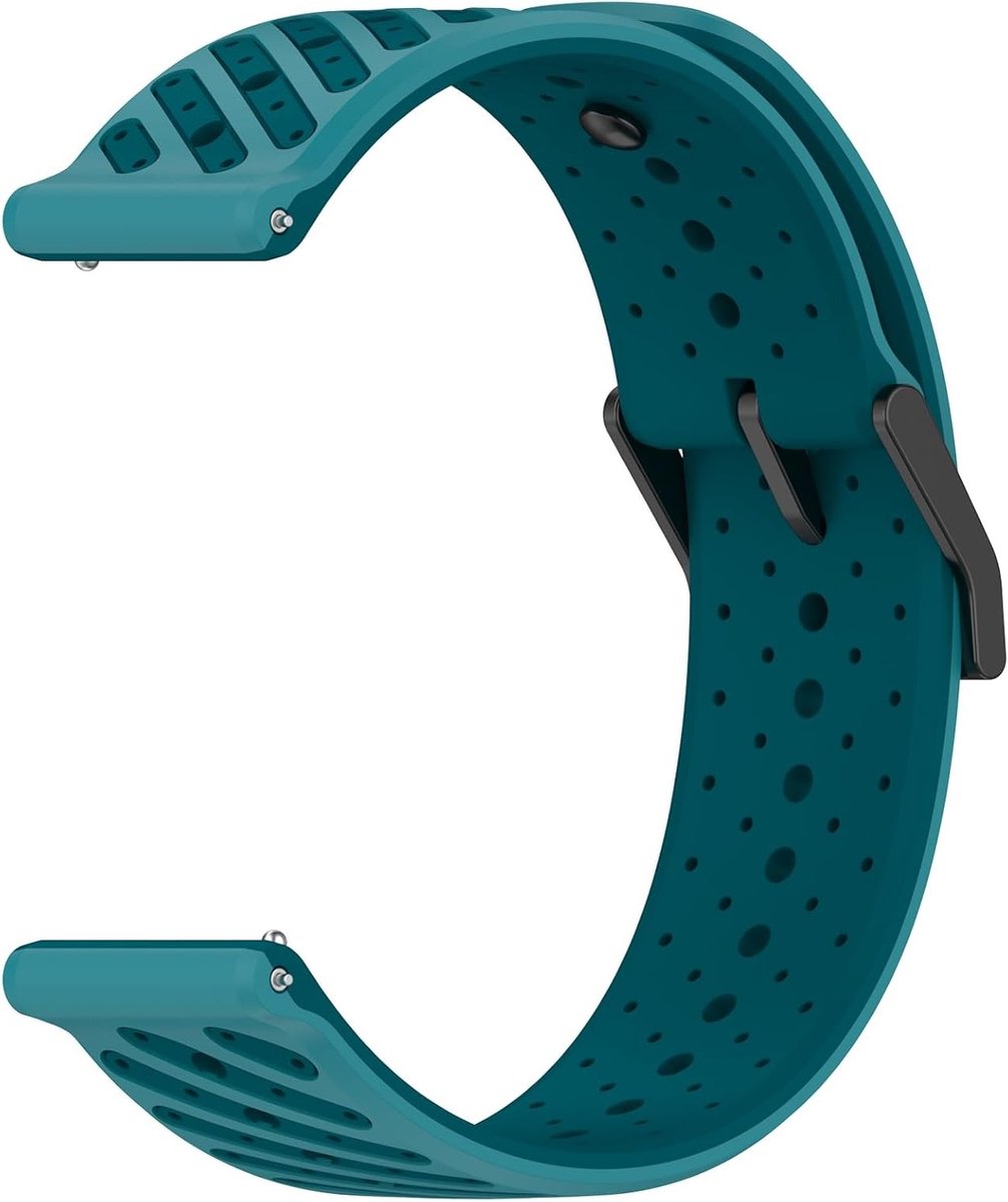 Silicone Horlogeband Vervanging voor Suunto Race 2, Ademend Ontwerp met Sleuven voor Comfort en Stijl, Duurzaam en Verstelbaar thumbnail 6