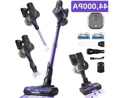 Draadloze Steelstofzuiger – Steelstofzuiger – Snoerloze Stofzuiger – Handstofzuiger – Accu Stofzuiger – 2500 mAh Batterij – 1,2 Liter Stofbak