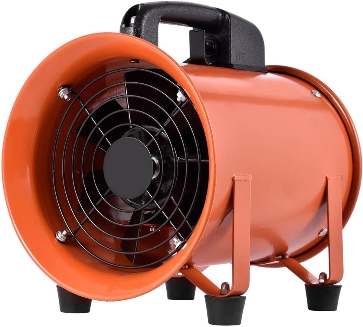 Draagbare Ventilator - Rookafzuiger - Lucht Afzuigen - Krachtige Motor 3300 RPM - 25 cm Diameter - Universeel