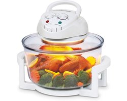 Halogeen Luchtfriteuse - Multifunctionele Oven - Snel Koken - 360 Graden Verwarming - 12L Capaciteit - Wit