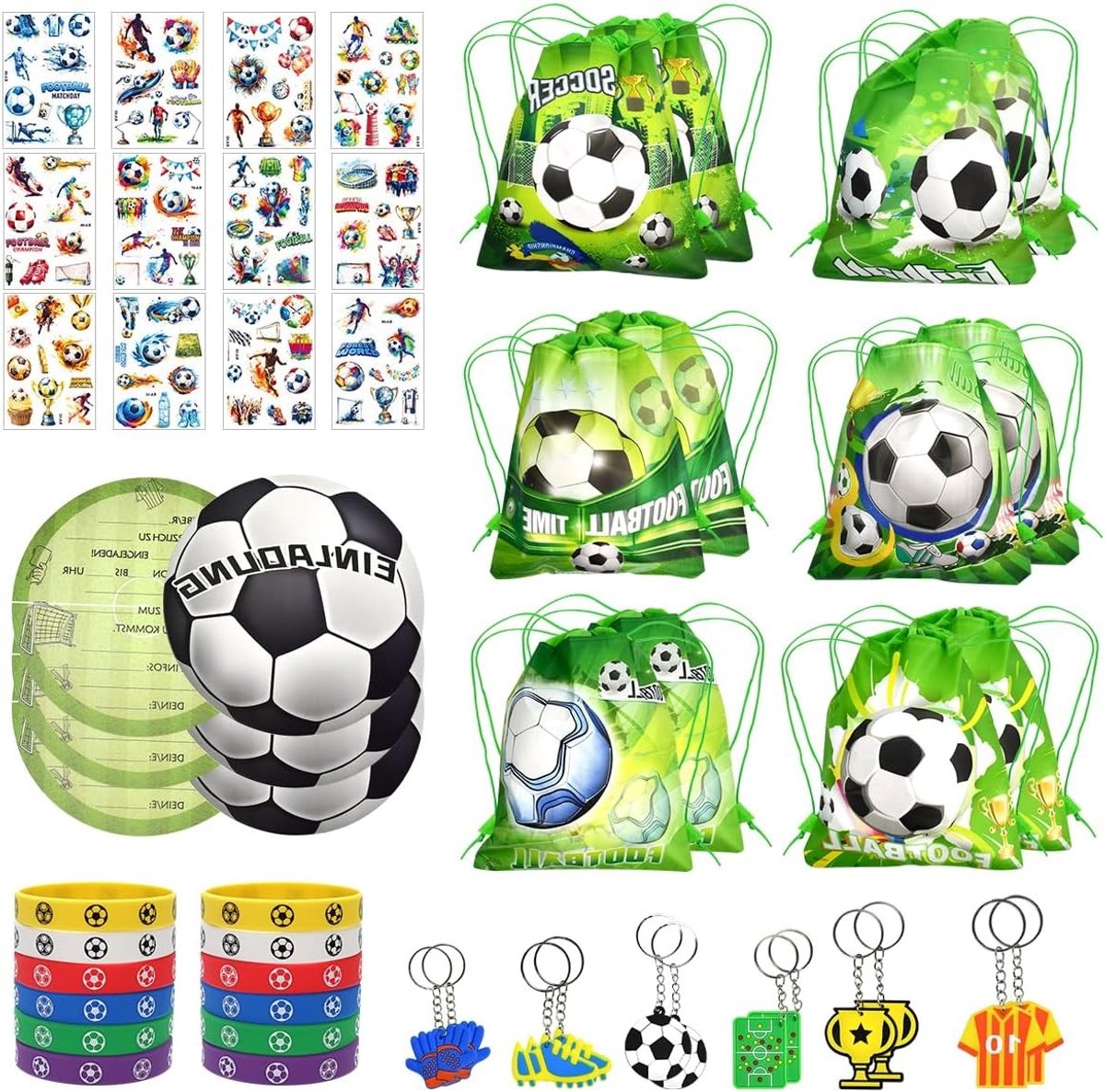 Voetbal Trekkoord Set voor Kinderen - Ideaal voor Training, Spel en Sportactiviteiten