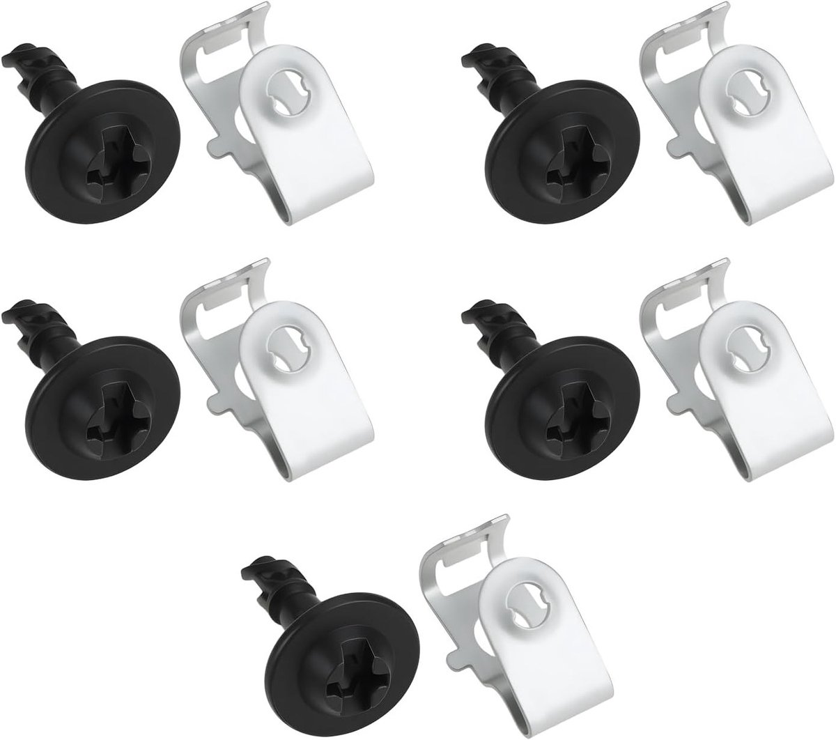 Set van 10 Motorbeschermingsschroeven Clips voor Audi A4 A5 A6 A7 A8 Q3 Q5 - Compatibel, Duurzaam en Betrouwbaar