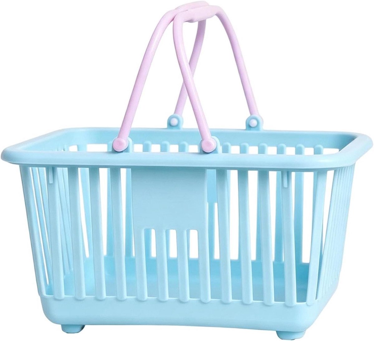 Mini Mand - Draagbare Organizer - Opbergen Thuis - Met Handgrepen - 13x16x8cm - Blauw