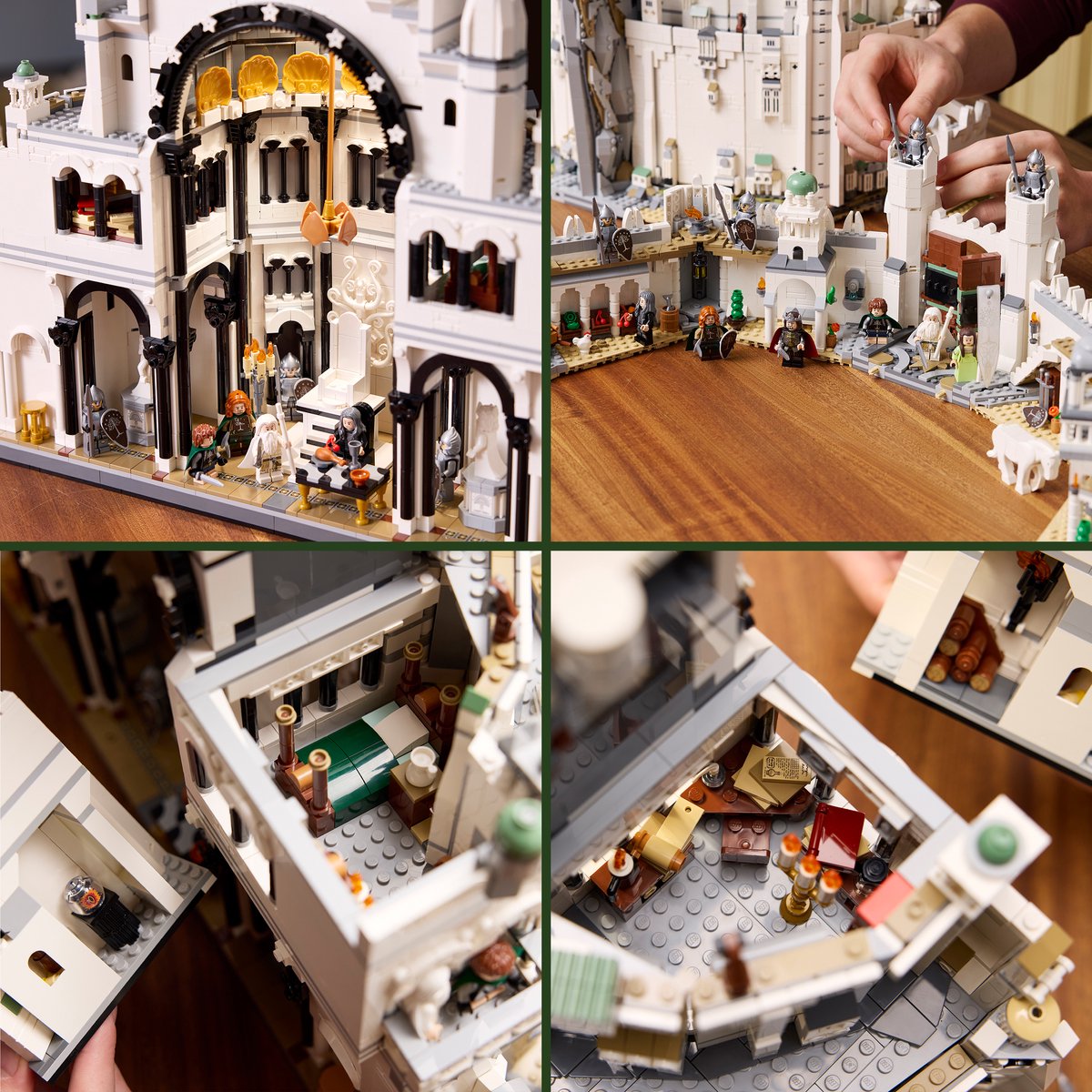 LEGO Icons The Lord of the Rings: Minas Tirith Bouwpakket voor Volwassenen - 11377 – foto 5