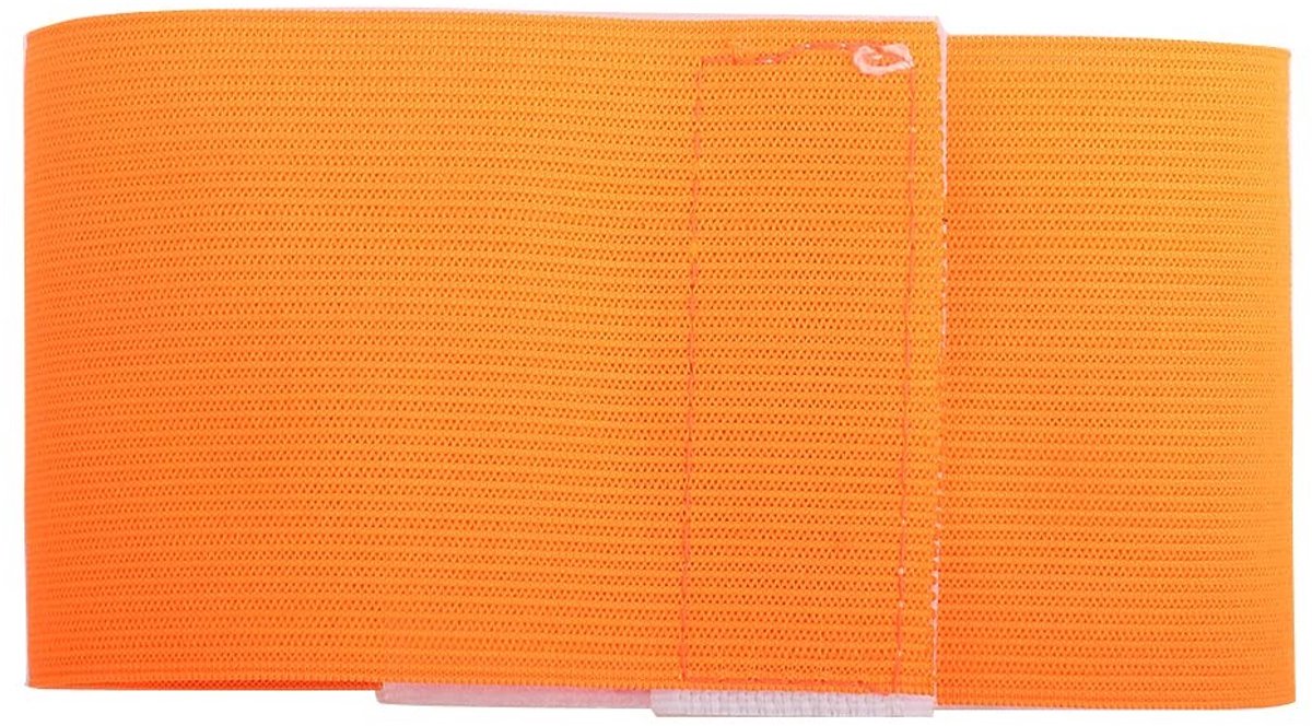 aladdien - Kapitein armband - Sport armband - Duurzaam nylon - Oranje - Voetbal en teamspellen - Geschikt voor outdoor sporten - 5 kleuren beschikbaar