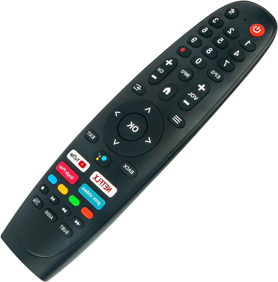 Universele Voice Afstandsbediening Vervanging voor Smart Tech TV met Spraakfunctie