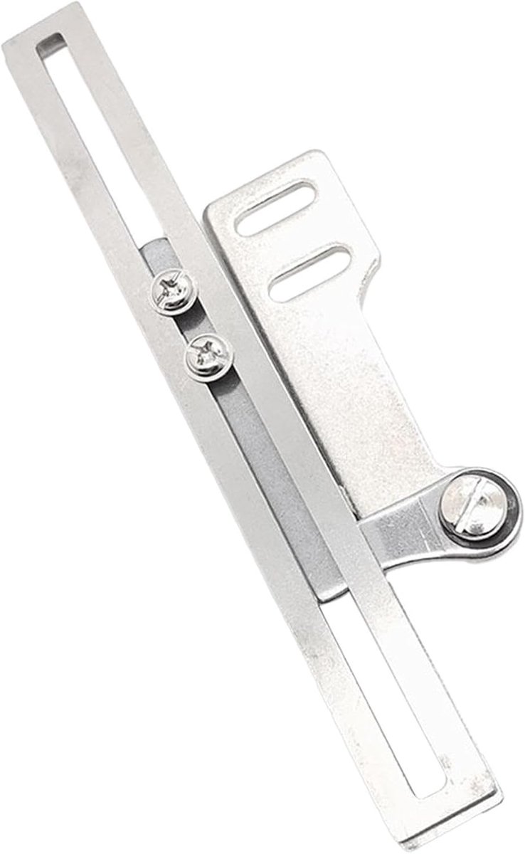 Naai Hulpstuk - Stikgids Accessoire - Nauwkeurig Naaien - Verstelbare Gids - 15 cm Lang - Metaal