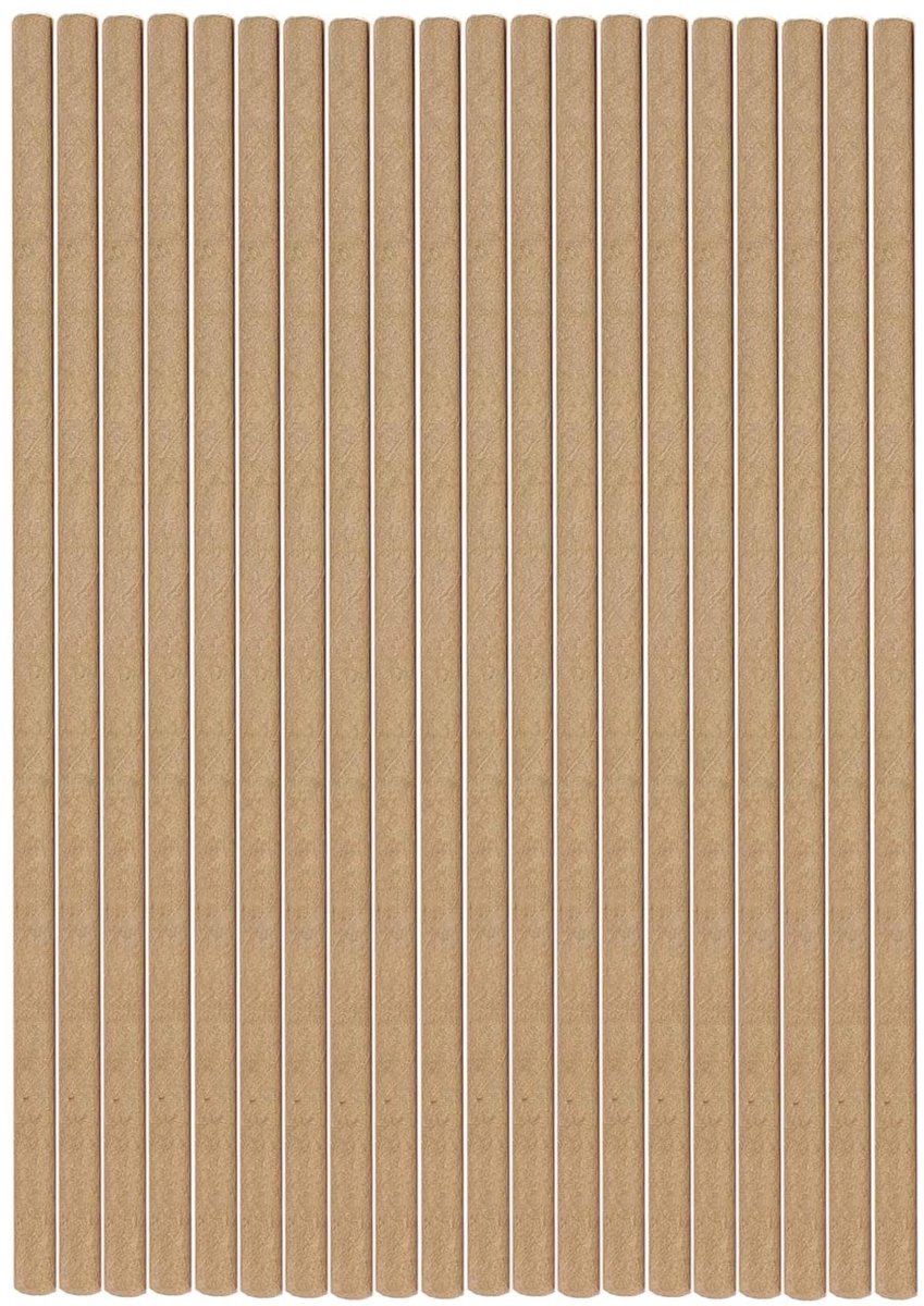 aladdien - Papieren drinkrietjes - Milieuvriendelijk - 100 stuks - Natuurlijke kleuren - Ideaal voor feesten - Perfect voor kinderen