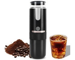 SPHProducts - Koffiezetapparaat - Draagbare koffiemachine - Lichtgewicht en oplaadbaar - 160ml watertank - Handmatig apparaat - Geschikt voor camping