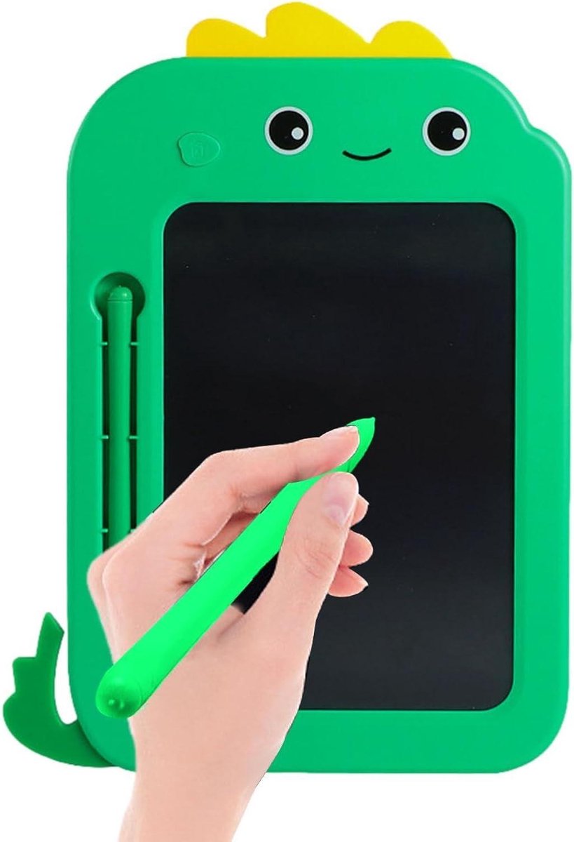 Elektronische tekentablet - Doodle bord - Leren en Tekenen - Oogbeschermend scherm - 85 inch - Groene dinosaurus
