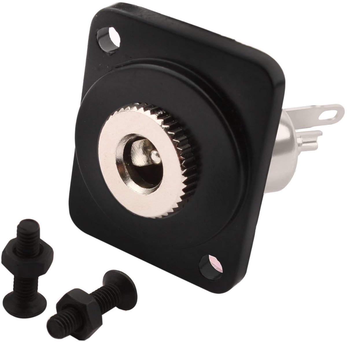 RUNCCI-YUN DC 5.5 x 2.5mm Panel Mount Plug - 2-Pin DC Connector voor Camera's en LED's