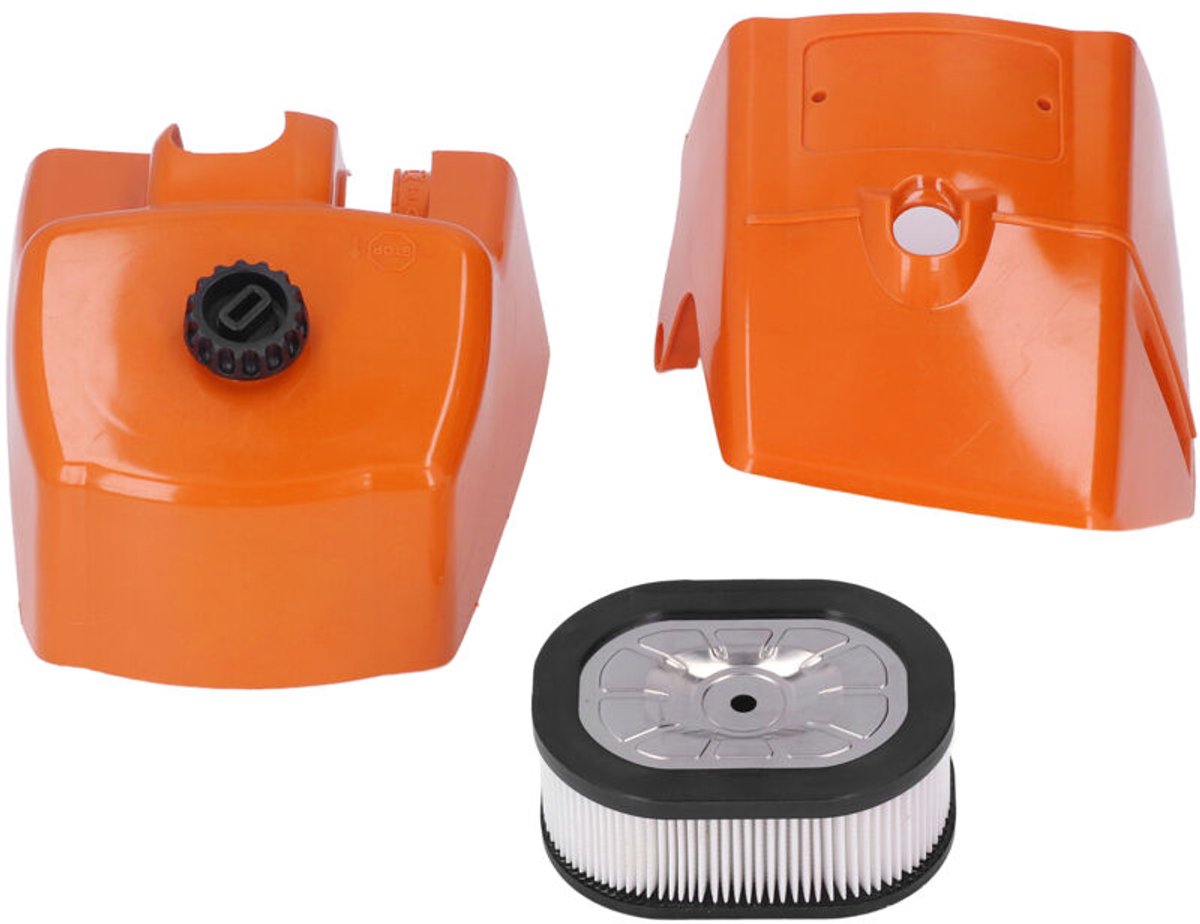 Luchtfilters en beschermkappen geschikt voor MS650 en MS660 kettingzagen - verbeterde bescherming -