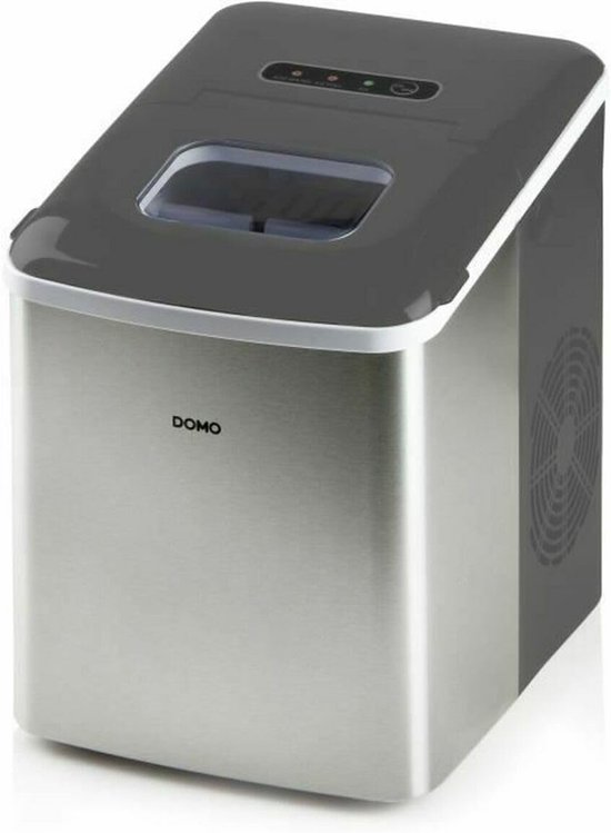 IJsblokjesmaker - IJsmachine - Verfrissende Dranken - Snel IJs in 9 Min. - 12 kg per dag - Zilverkleurig — afbeelding 4
