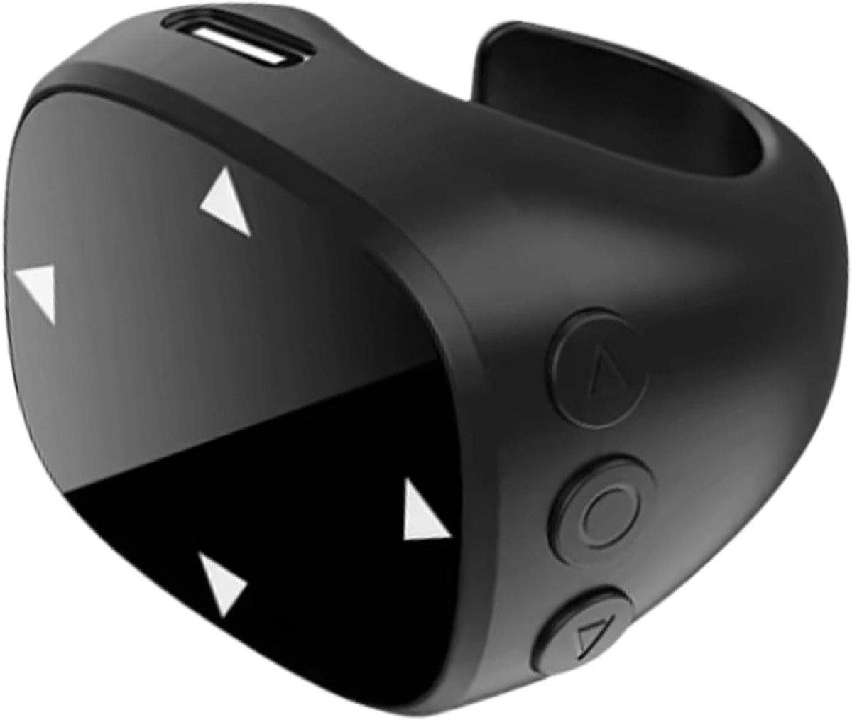 Scroll Ring - Smartphone Afstandsbediening - Video's Bekijken - Intuïtieve Gebarenbediening - Compact Ontwerp - Zwart