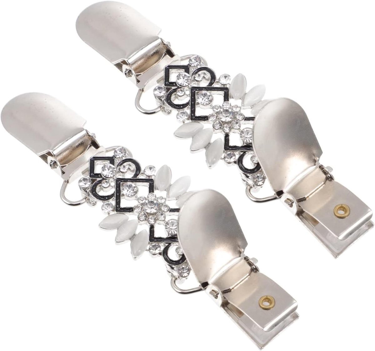 Trui Clips - Gebreide Clips - Kleding Verfraaien - Legering Materiaal - 11 cm - Zilver