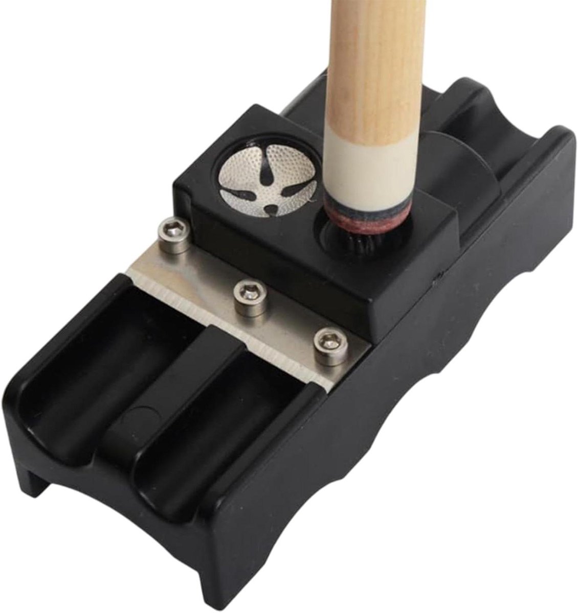 Keu Tip Shaper - Reparatietool Keu - Biljart Spel Verbeteren - Meerdere Functies - 9-13 mm - Zwart