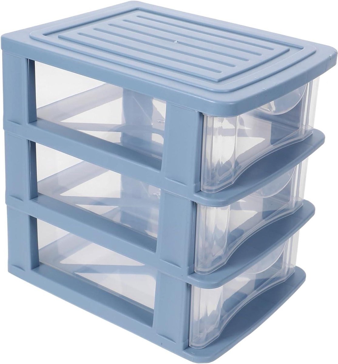Bureau Opberger - Ladekast Organizer - Bureau Ordenen - Drielaags Ontwerp - 23 cm Breed - Blauw