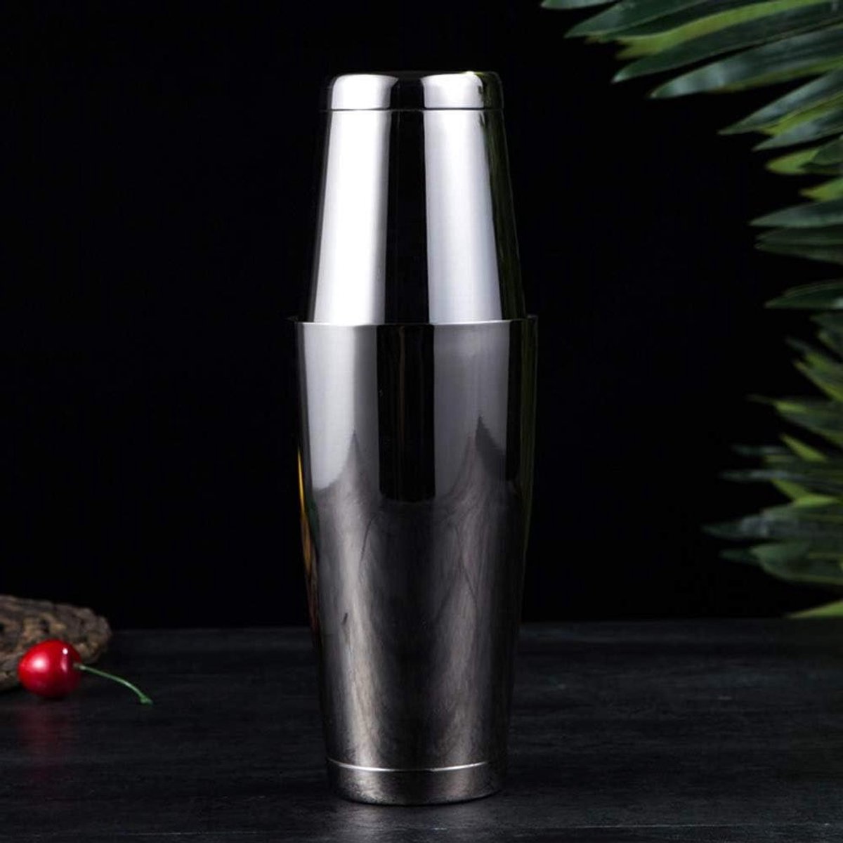 Cocktailshaker Set - Mengbekers Bar - Drankjes Maken - Lekvrij Ontwerp - 550 & 850 ml - Zwart