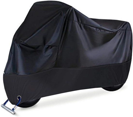Motorhoes Heavy Duty Waterdicht - All-weather Beschermhoes - Geschikt voor Motorfietsen zoals Harley Davidson, Honda, Suzuki - Extra Groot Formaat 294,6 x 139,7 x 109,2 cm