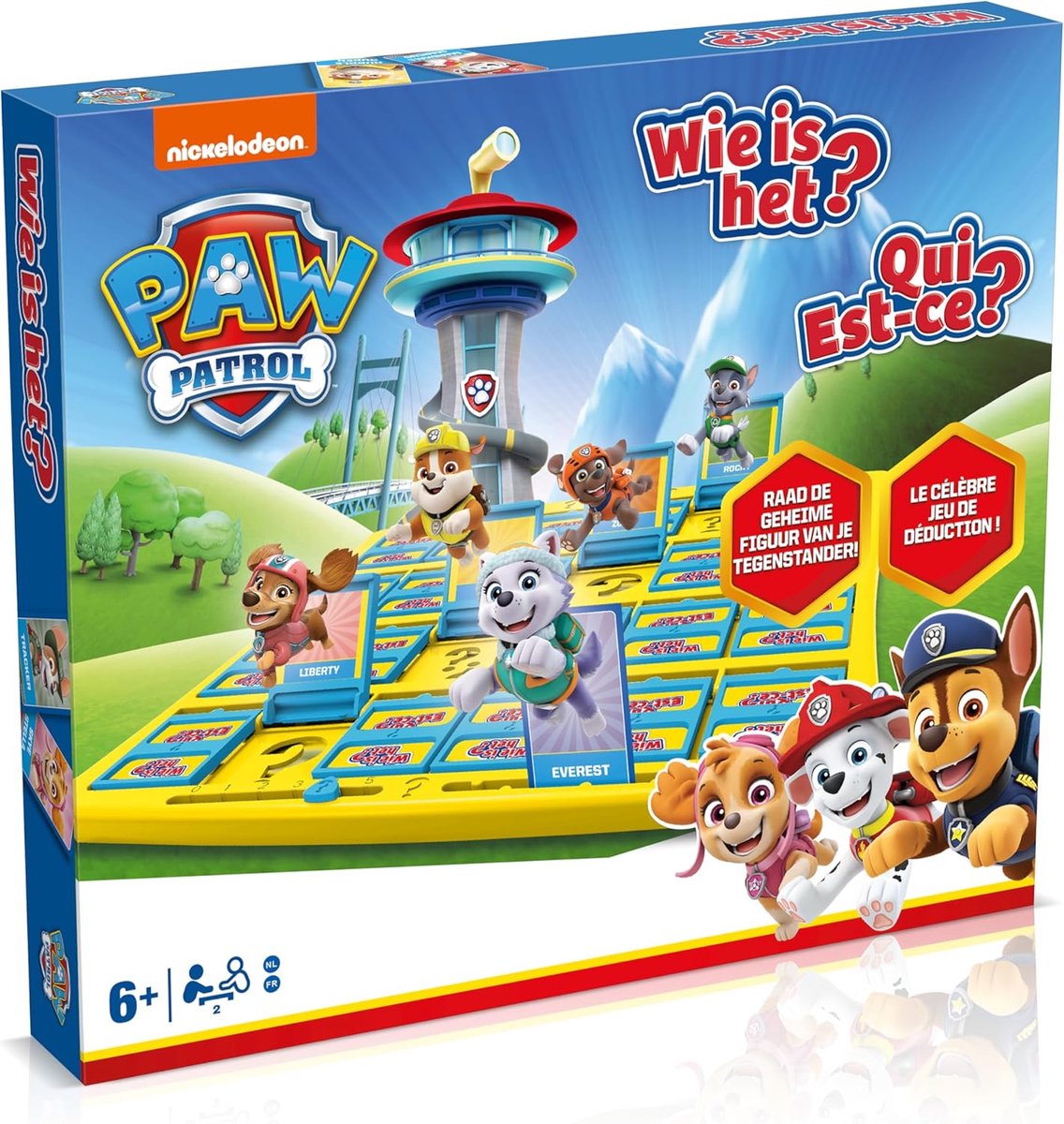 Paw Patrol: Wie is het? bordspel voor kinderen.